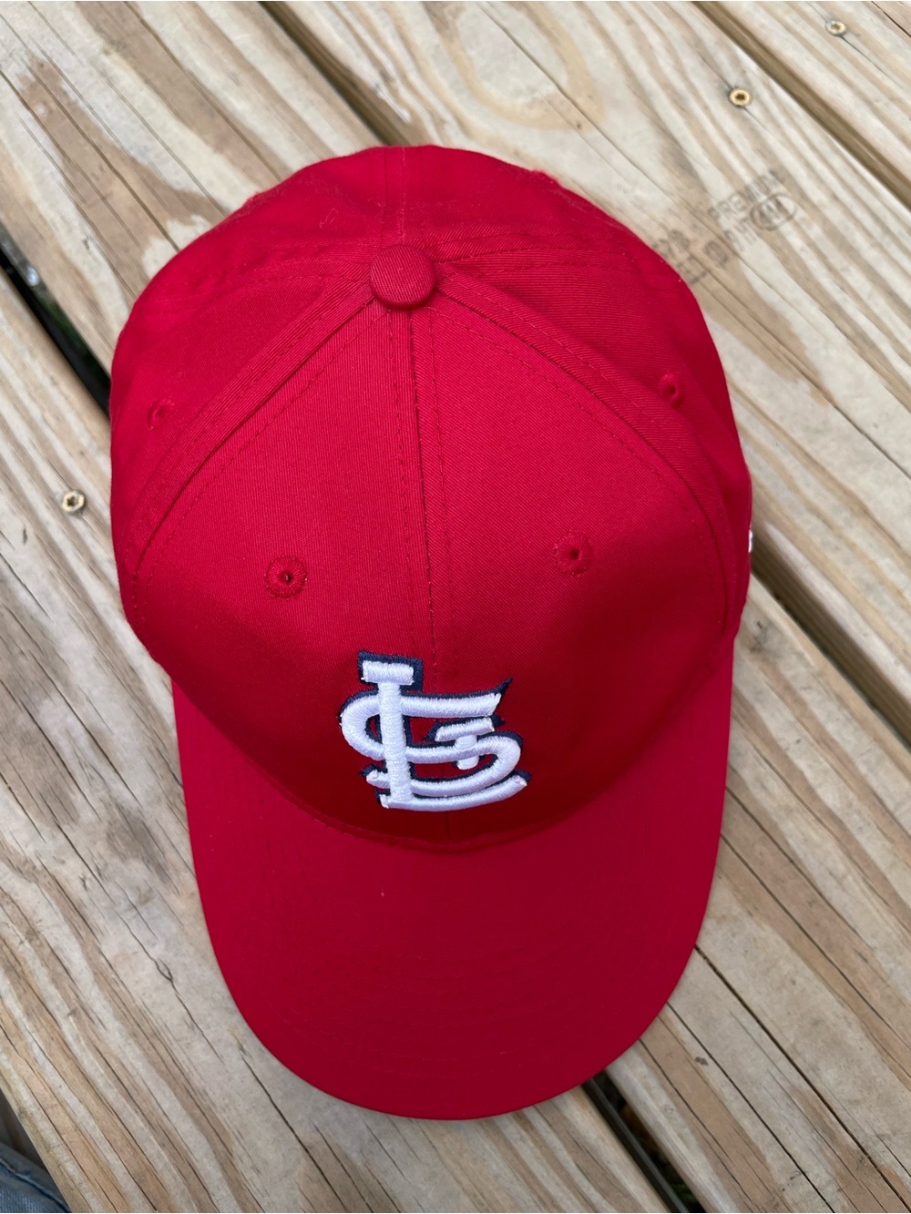MLB Red St. Louis Cardinals Hat with White Logo